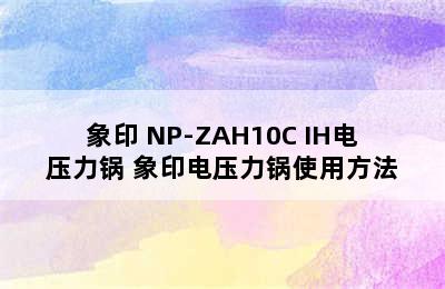 电饭煲推荐-ZOJIRUSHI/象印 NP-ZAH10C IH电压力锅 象印电压力锅使用方法